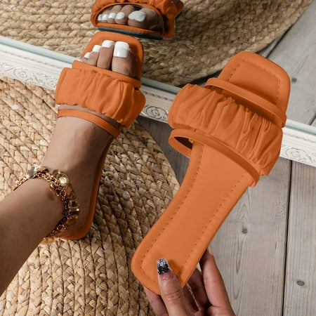 Hvyesh Flat Sandals for Women Casual Summer Flat Shoes Ladies Beach Sandals Summer Non-Slip Causal Slippers Size 5.5
Hvyesh Flat Sandals for Women Casual Summer Flat Shoes Ladies Beach Sandals Summer Non-Slip Causal Slippers Size 5.5