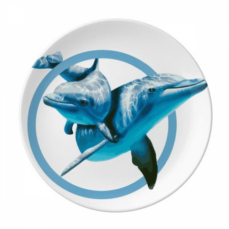 Dolphin Mother-Child Circle Crossing Plate Decorative Porcelain Salver Tableware Dinner Dish
Dolphin Mother-Child Circle Crossing Plate Decorative Porcelain Salver Tableware Dinner Dish