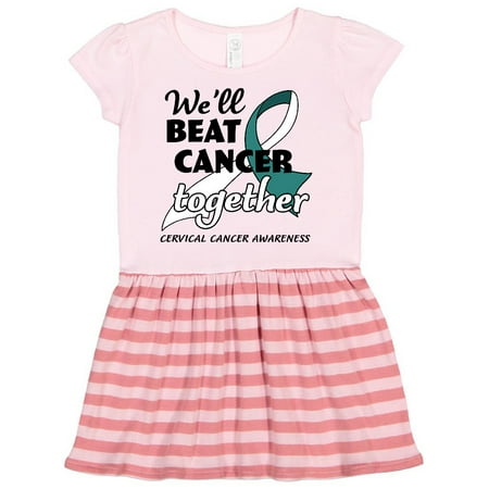 Inktastic We ll Beat Cancer Together- Cervical Cancer Awareness Gift Toddler Girl Dress
Inktastic We ll Beat Cancer Together- Cervical Cancer Awareness Gift Toddler Girl Dress