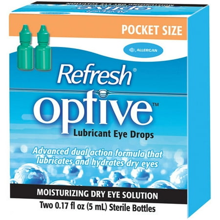 Refresh Optive Lubricant Eye Drops - 2 Ct