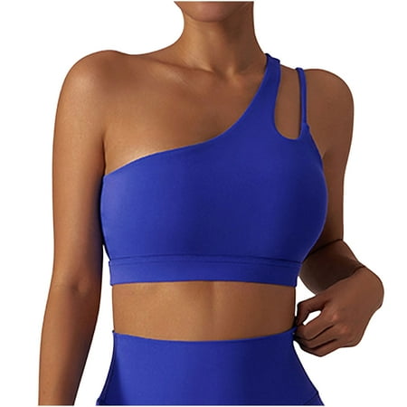 Yedhsi One Shoulder Sports Bras for Women Wirefree Yoga Bra Medium Support One Strap Sports Bra
Yedhsi One Shoulder Sports Bras for Women Wirefree Yoga Bra Medium Support One Strap Sports Bra