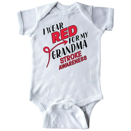 Inktastic I Wear Red for my Grandma- Stroke Awareness Gift Baby Boy or Baby Girl Bodysuit
Inktastic I Wear Red for my Grandma- Stroke Awareness Gift Baby Boy or Baby Girl Bodysuit