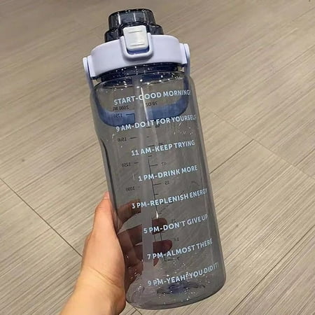Travel Water Jug Handle Seal Water Bottle Large Capacity Transparent Silicone Straw Bottle Leakproof Cup Outdoor Sports Bottle Water Cup BLUE
Travel Water Jug Handle Seal Water Bottle Large Capacity Transparent Silicone Straw Bottle Leakproof Cup Outdoor Sports Bottle Water Cup BLUE