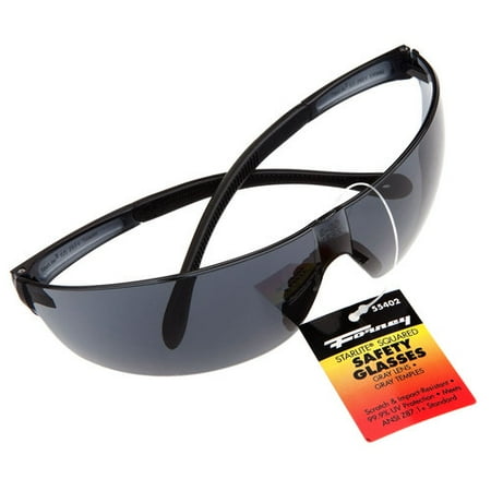 Forney 55402 Safety Glasses Squared Lens Gray