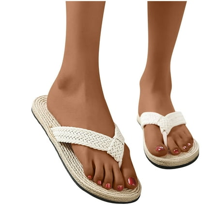 Women Shoes Summer Floral Flip Flops Beach Sandals Thongs Slippers Sandals Imitation Hemp Rope Travel Flip-flops Flat-bottom
Women Shoes Summer Floral Flip Flops Beach Sandals Thongs Slippers Sandals Imitation Hemp Rope Travel Flip-flops Flat-bottom
