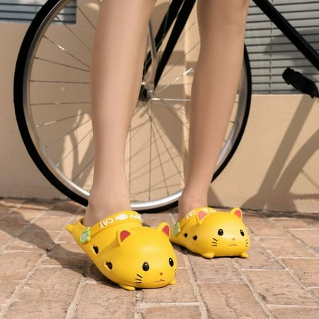 Kid s Cartoon Cat Garden Shoes Cartoon Slides Sandals Clogs Beach Slipper Children Cartoon Cat Water Shoes Non-Slip Lightweight Soft Children Sandals Infant Slip-on Walking Slippers-36-37
Kid s Cartoon Cat Garden Shoes Cartoon Slides Sandals Clogs Beach Slipper Children Cartoon Cat Water Shoes Non-Slip Lightweight Soft Children Sandals Infant Slip-on Walking Slippers-36-37