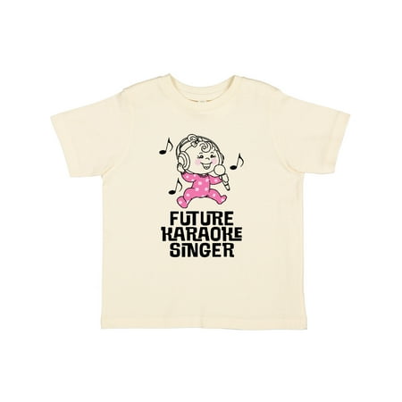 Inktastic Future Karaoke Singer Girls Gift Toddler Toddler Girl T-Shirt