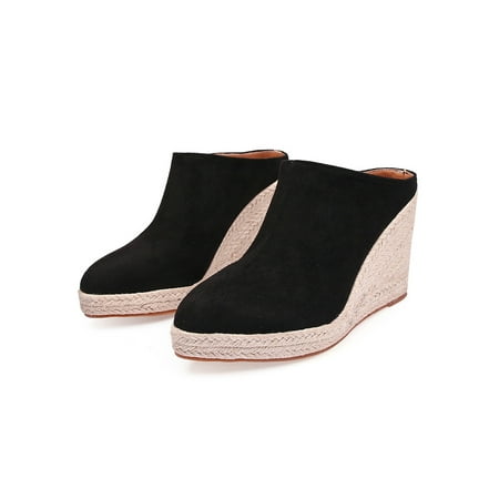 Ritualay Ladies Pumps Backless Espadrilles Closed Toe Wedge Sandals Breathable Comfort Slippers Work Outdoor Slip On Casual Shoes Black 5
Ritualay Ladies Pumps Backless Espadrilles Closed Toe Wedge Sandals Breathable Comfort Slippers Work Outdoor Slip On Casual Shoes Black 5