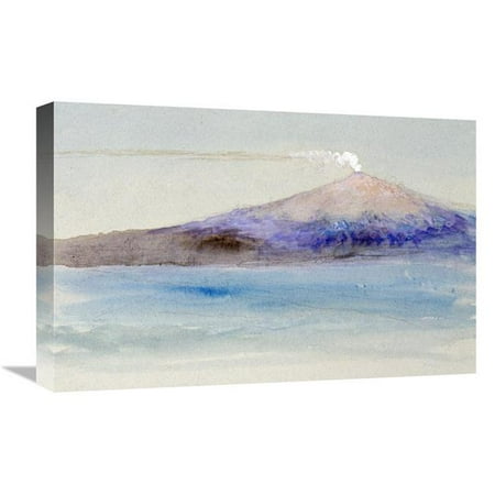 22 in. Etna from Taormina Art Print - John Ruskin