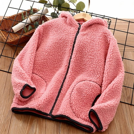 Hunpta Toddler Boys Girls Long Sleeve Winter Solid Fleece Hooded Zippered Coat Jacket Thicken Warm Outwear
Hunpta Toddler Boys Girls Long Sleeve Winter Solid Fleece Hooded Zippered Coat Jacket Thicken Warm Outwear