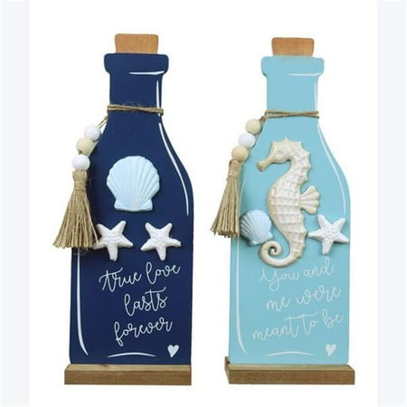 Youngs 62286 Wood Nautical Shaped Bottle with Beads & Tassel Accent Tabletop 2 Assorted Color
Youngs 62286 Wood Nautical Shaped Bottle with Beads & Tassel Accent Tabletop 2 Assorted Color