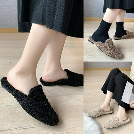 Archer Women Casual Autumn Winter Faux Fleece Flat Mules Slippers Outdoor Indoor Shoes
Archer Women Casual Autumn Winter Faux Fleece Flat Mules Slippers Outdoor Indoor Shoes