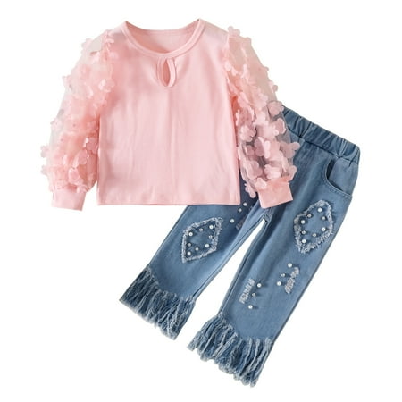 nsendm Outfits for Girls Kids Toddler Kids Baby Girls Flower Lace Tulle Sleeve T Shirt Tops Crop Baby Wrap for Girls Pink 5-6 Years
nsendm Outfits for Girls Kids Toddler Kids Baby Girls Flower Lace Tulle Sleeve T Shirt Tops Crop Baby Wrap for Girls Pink 5-6 Years