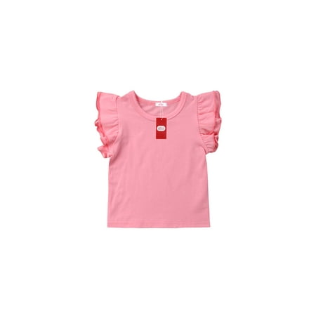 Infant Kids Baby Girl Short Sleeve T-Shirt Cotton Ruffle Tee Shirt Top Sunsuit Clothes Casual Solid Comfortable Clothing
Infant Kids Baby Girl Short Sleeve T-Shirt Cotton Ruffle Tee Shirt Top Sunsuit Clothes Casual Solid Comfortable Clothing