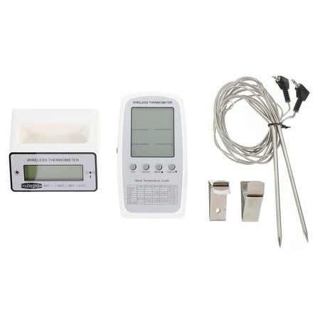FRCOLOR 1pc Wireless BBQ Thermometer Electronic Dual Probe Kitchen Food Thermometer
FRCOLOR 1pc Wireless BBQ Thermometer Electronic Dual Probe Kitchen Food Thermometer