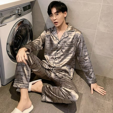 DanceeMangoo Men Comfortable Pyjamas Set 3XL 4XL 5XL Long Sleeve Casual Home Wear Spring Autumn Silk Boy Pajama Sets Leisure Sleepwear Set
DanceeMangoo Men Comfortable Pyjamas Set 3XL 4XL 5XL Long Sleeve Casual Home Wear Spring Autumn Silk Boy Pajama Sets Leisure Sleepwear Set