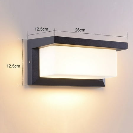 LED Outside Wall Light IP65 Waterproof Outdoor Wall Lamp Garden Patio Balcony