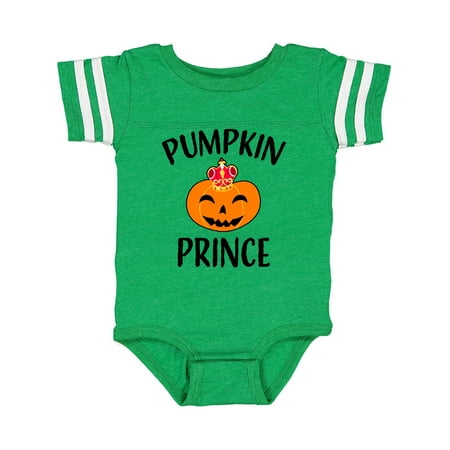 Inktastic Pumpkin Prince with Crown Gift Baby Boy Bodysuit