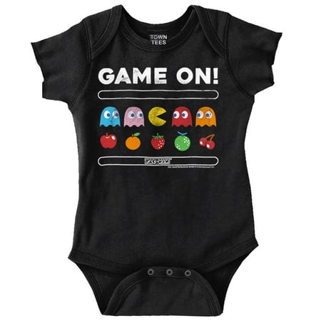 Game On Vintage 80s PACMAN Gamer Romper Boys or Girls Infant Baby Brisco Brands 24M
Game On Vintage 80s PACMAN Gamer Romper Boys or Girls Infant Baby Brisco Brands 24M