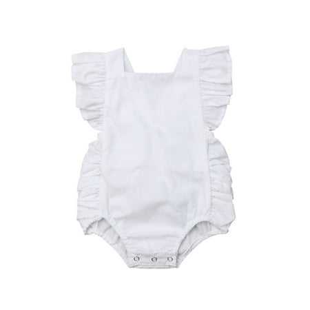 Newborn Infant Baby Girls Summer Clothes One-Piece Sleeveless Cotton Ruffle Romper Bodysuit Jumpsuit Sunsuit 0-24 Months
Newborn Infant Baby Girls Summer Clothes One-Piece Sleeveless Cotton Ruffle Romper Bodysuit Jumpsuit Sunsuit 0-24 Months