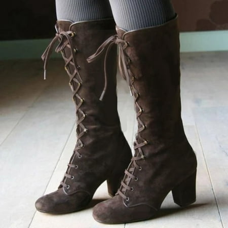 MIARHB Women Fashion Casual Vintage Retro Mid-Calf Boots Lace Up Thick Heels Shoes
MIARHB Women Fashion Casual Vintage Retro Mid-Calf Boots Lace Up Thick Heels Shoes