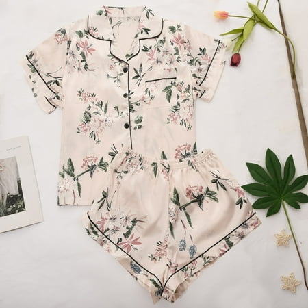 Womens Pajama Sets Casual Graphic Printed Lightweight Snug-fit Soft Cotton Short Sleeve Turn-down Tops Night Shirts 2 Piece PJ Sets
Womens Pajama Sets Casual Graphic Printed Lightweight Snug-fit Soft Cotton Short Sleeve Turn-down Tops Night Shirts 2 Piece PJ Sets