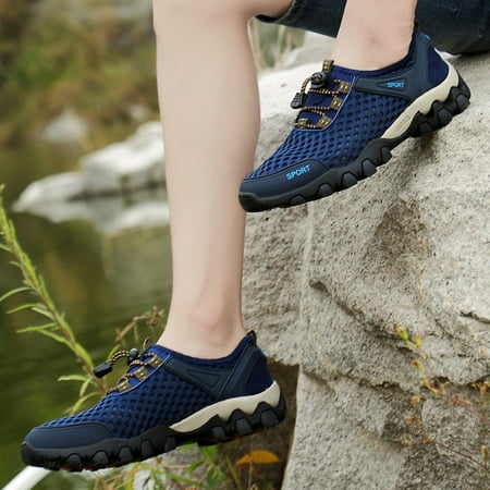 ZXHACSJ Leisure Mens Mesh Breathable Athletic Hiking Casual Sports Shoes Blue 43
ZXHACSJ Leisure Mens Mesh Breathable Athletic Hiking Casual Sports Shoes Blue 43