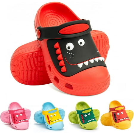 BENPEN Kids Clogs Dinosaur Lightweight Indoor Outdoor Beach Pool Clogs for Toddlers
BENPEN Kids Clogs Dinosaur Lightweight Indoor Outdoor Beach Pool Clogs for Toddlers