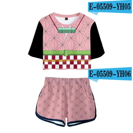 Demon Slayer two piece sets Cosplay Kimetsu no Yaiba Summer T-shirt + pants beach Fashion Sets
Demon Slayer two piece sets Cosplay Kimetsu no Yaiba Summer T-shirt + pants beach Fashion Sets