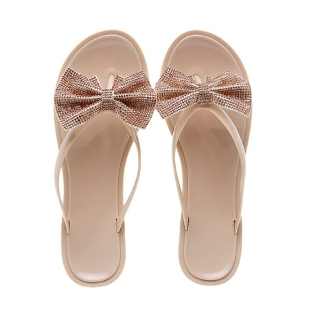 Womens Summer Casual Flip-Flops Bowknot Flip Flops Flash Diamond Shoes Summer Open Toe Slide Sandals Comfortable Flats Flip-Flops Sandal Casual Platforms Wedge Sandals Dressy Heeled Sandals A1248
Womens Summer Casual Flip-Flops Bowknot Flip Flops Flash Diamond Shoes Summer Open Toe Slide Sandals Comfortable Flats Flip-Flops Sandal Casual Platforms Wedge Sandals Dressy Heeled Sandals A1248