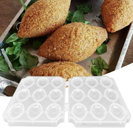 Meizhencang 9 Grids Meatloaf Mold Heat-resistant Easy to Release Non-stick Manual Meatball Making Mold for Home
Meizhencang 9 Grids Meatloaf Mold Heat-resistant Easy to Release Non-stick Manual Meatball Making Mold for Home