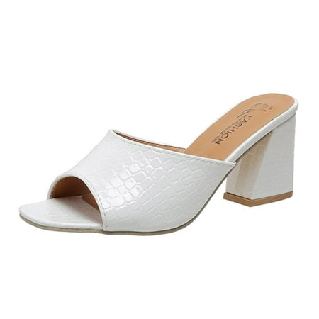 Youmylove Women Sandals Fashion Simple Animal Leather Grain Open Toe Comfortable Thick Heel Square Heel Breathable Sandals Summer Comfy Daily Simple Walking Footwears
Youmylove Women Sandals Fashion Simple Animal Leather Grain Open Toe Comfortable Thick Heel Square Heel Breathable Sandals Summer Comfy Daily Simple Walking Footwears