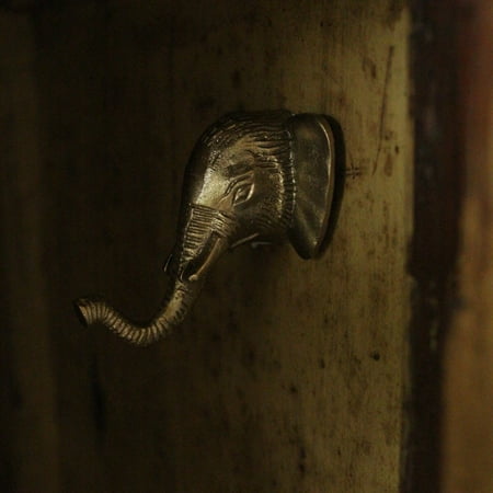 Wall Hook - Brass Billy Elephant - Pair