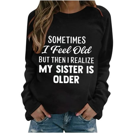 Women s Long Sleeve Shirts Tops Letter Printed Pullover Casual Crew Neck Loose Fit Blouse Sweatshirt
Women s Long Sleeve Shirts Tops Letter Printed Pullover Casual Crew Neck Loose Fit Blouse Sweatshirt