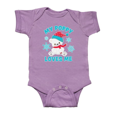 Inktastic Polar Bear My Poppy Loves Me in Santa Hat with Snowflakes Gift Baby Boy or Baby Girl Bodysuit
Inktastic Polar Bear My Poppy Loves Me in Santa Hat with Snowflakes Gift Baby Boy or Baby Girl Bodysuit
