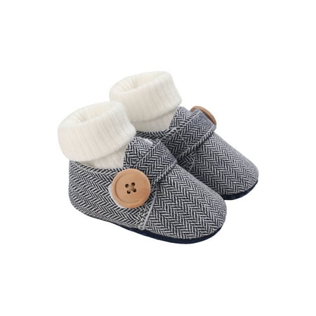 Pudcoco Baby Flat Shoes Soft Sole Non-slip Indoor Outdoor Toddler Shoes