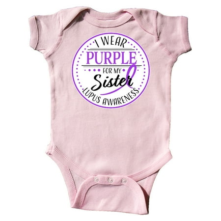 Inktastic I Wear Purple for my Sister- Lupus Awareness Gift Baby Boy or Baby Girl Bodysuit
Inktastic I Wear Purple for my Sister- Lupus Awareness Gift Baby Boy or Baby Girl Bodysuit