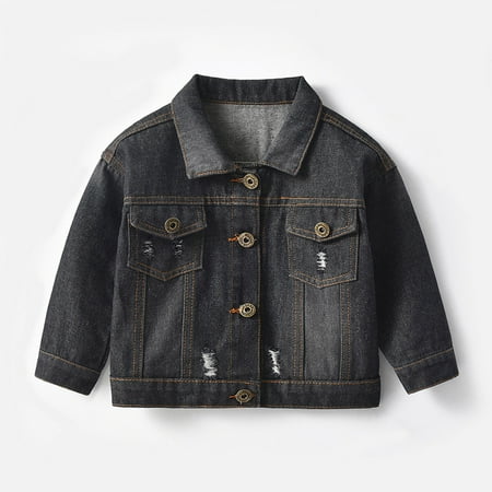 ZMHEGW Toddler Jackets Children Outwear Autumn Winter Long Sleeve Denim Blouse Boys Black Short Kids Coats
ZMHEGW Toddler Jackets Children Outwear Autumn Winter Long Sleeve Denim Blouse Boys Black Short Kids Coats