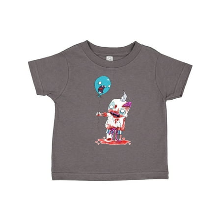 Inktastic Zombie Clown Balloon Gift Toddler Boy or Toddler Girl T-Shirt