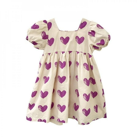 Children Summer Baby Girl Lovely Cotton Clothes Kids Sweet Love Heart Dresses Casual Party Princess Dress
Children Summer Baby Girl Lovely Cotton Clothes Kids Sweet Love Heart Dresses Casual Party Princess Dress