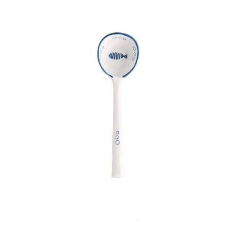 Japanese Style Ceramic Ice Cream Stirring Spoon Porridge Dessert Dinnerware Kitchen Utensils Coffee Spoon Tableware Soup Spoon BLUE FISH
Japanese Style Ceramic Ice Cream Stirring Spoon Porridge Dessert Dinnerware Kitchen Utensils Coffee Spoon Tableware Soup Spoon BLUE FISH