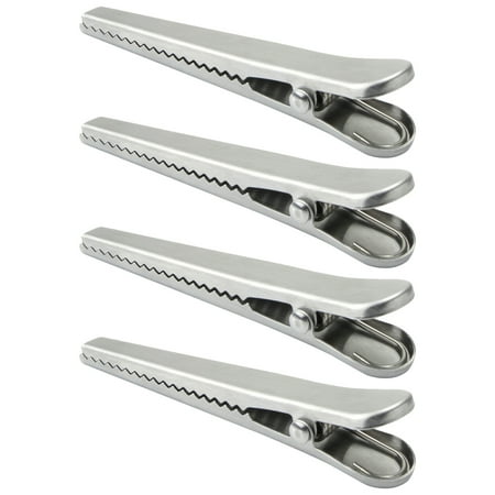4pcs Food Bag Sealing Clips Stainless Steel Sealing Clamps Snack Bag Clips
4pcs Food Bag Sealing Clips Stainless Steel Sealing Clamps Snack Bag Clips