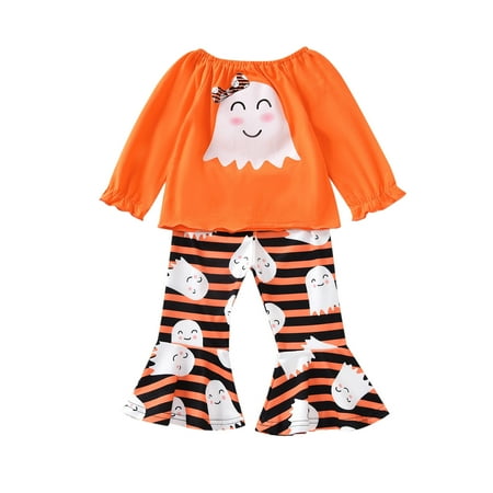 LBECLEY New Born Baby Toddler Kids Girls Outfit Prints Long Sleeves Tops Stripe Bell Bottom Pants 2Pcs Set Outfits Girls 14 Outfits Orange 100
LBECLEY New Born Baby Toddler Kids Girls Outfit Prints Long Sleeves Tops Stripe Bell Bottom Pants 2Pcs Set Outfits Girls 14 Outfits Orange 100