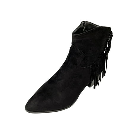 jsaierl Women s Winter Short Tube Gringed Suede Side Zipper Pointed Thick Heel Middle Heel Boots
jsaierl Women s Winter Short Tube Gringed Suede Side Zipper Pointed Thick Heel Middle Heel Boots