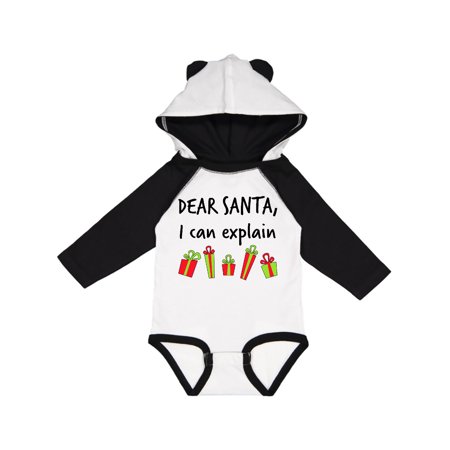 Inktastic Dear Santa I Can Explain... Gift Baby Boy or Baby Girl Long Sleeve Bodysuit
Inktastic Dear Santa I Can Explain... Gift Baby Boy or Baby Girl Long Sleeve Bodysuit