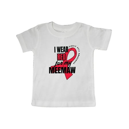 Inktastic Sickle Cell Awareness I Wear Red For My Meemaw Gift Baby Boy or Baby Girl T-Shirt
Inktastic Sickle Cell Awareness I Wear Red For My Meemaw Gift Baby Boy or Baby Girl T-Shirt