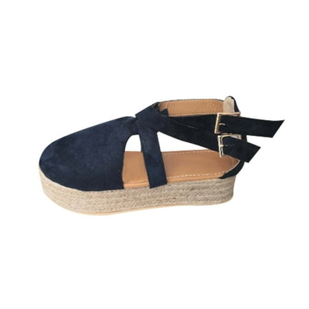 Hinvhai Girls Summer Shoes Clearance Summer Women s Shoes Round Toe Side Empty Baotou Wedges Women Sandals Dark Blue 9.5-10(42)
Hinvhai Girls Summer Shoes Clearance Summer Women s Shoes Round Toe Side Empty Baotou Wedges Women Sandals Dark Blue 9.5-10(42)