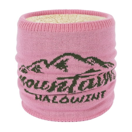 Zlekejiko Winter Woollen Lined Knit Bib For Women And Men