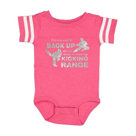 Inktastic Back Up You re Within My Kicking Range Gift Baby Boy or Baby Girl Bodysuit
Inktastic Back Up You re Within My Kicking Range Gift Baby Boy or Baby Girl Bodysuit