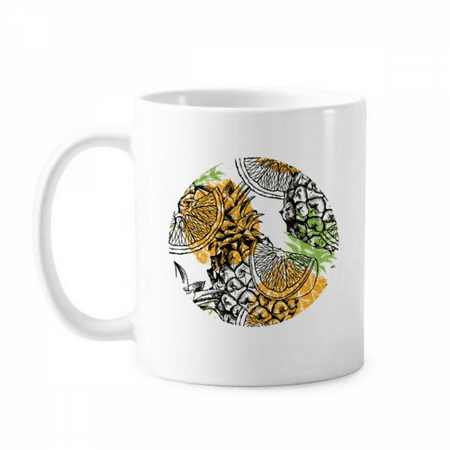 Yellow Pineapple Lemon Tropical Fruit Mug Pottery Cerac Coffee Porcelain Cup Tableware
Yellow Pineapple Lemon Tropical Fruit Mug Pottery Cerac Coffee Porcelain Cup Tableware